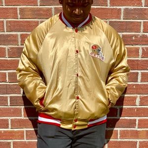 Vintage 9s Chalk Line 49ers Satin Gold 